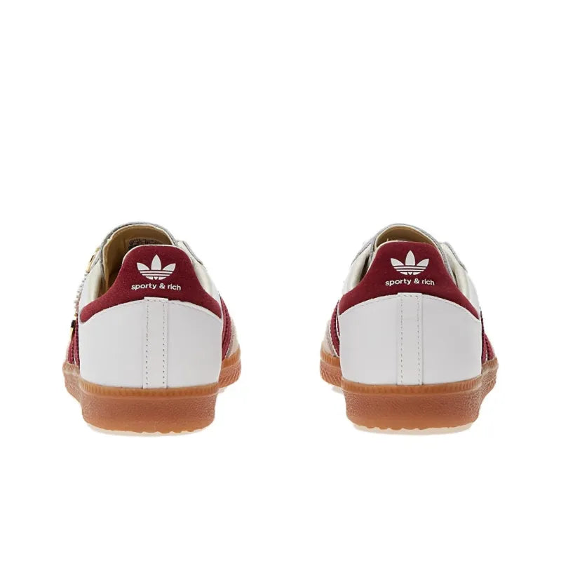 Sporty & Rich x Adidas Samba OG White Core Burgundy