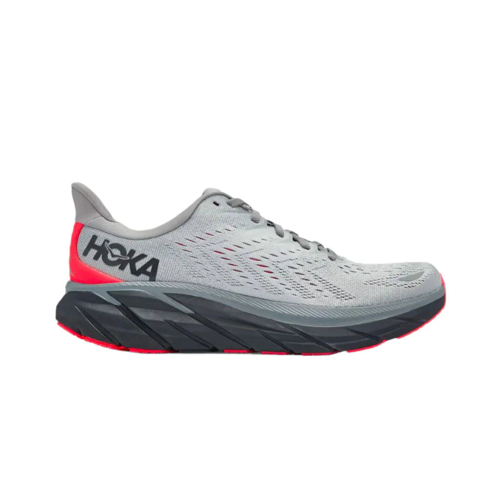 Hoka One Clifton 8 Sharkskin Diva Pink