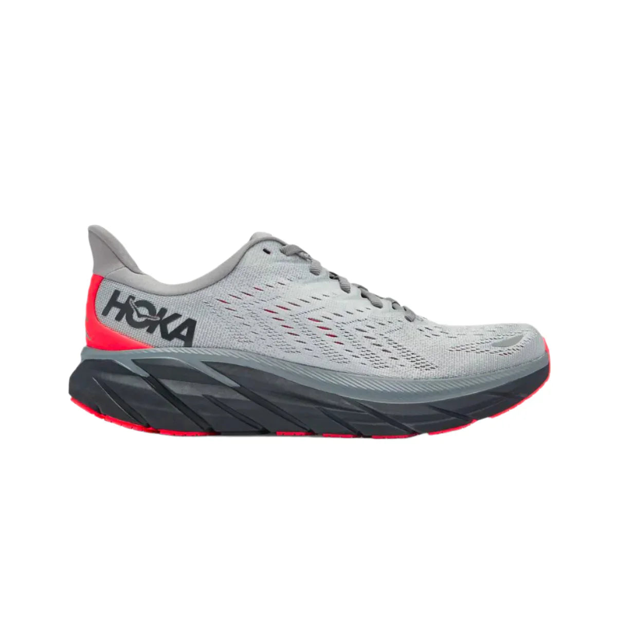 Hoka One Clifton 8 Sharkskin Diva Pink