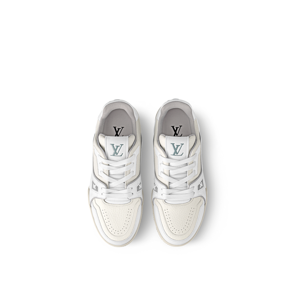 Louis Vuitton #54 Signature White Grey Trainer