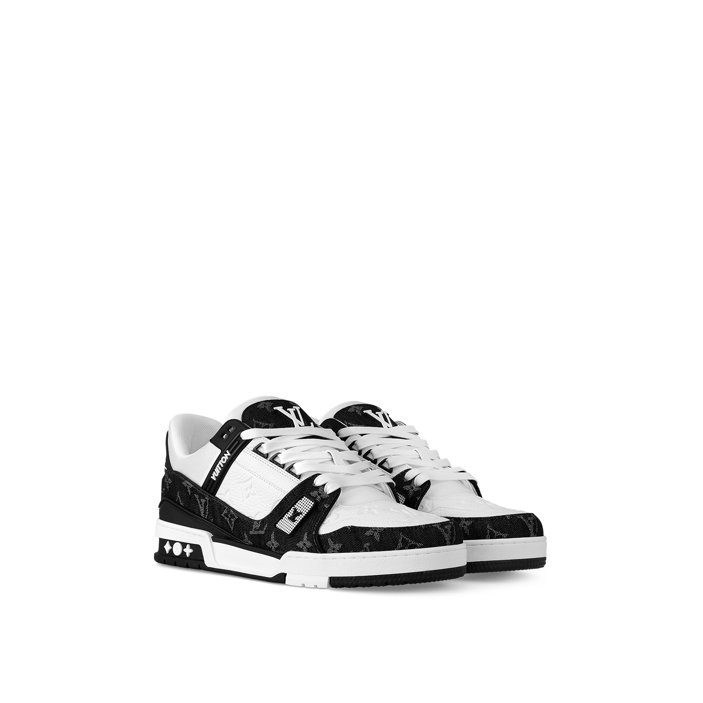 Louis Vuitton Black White Trainer
