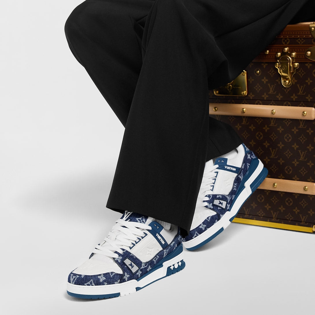 Louis Vuitton Blue White Trainer