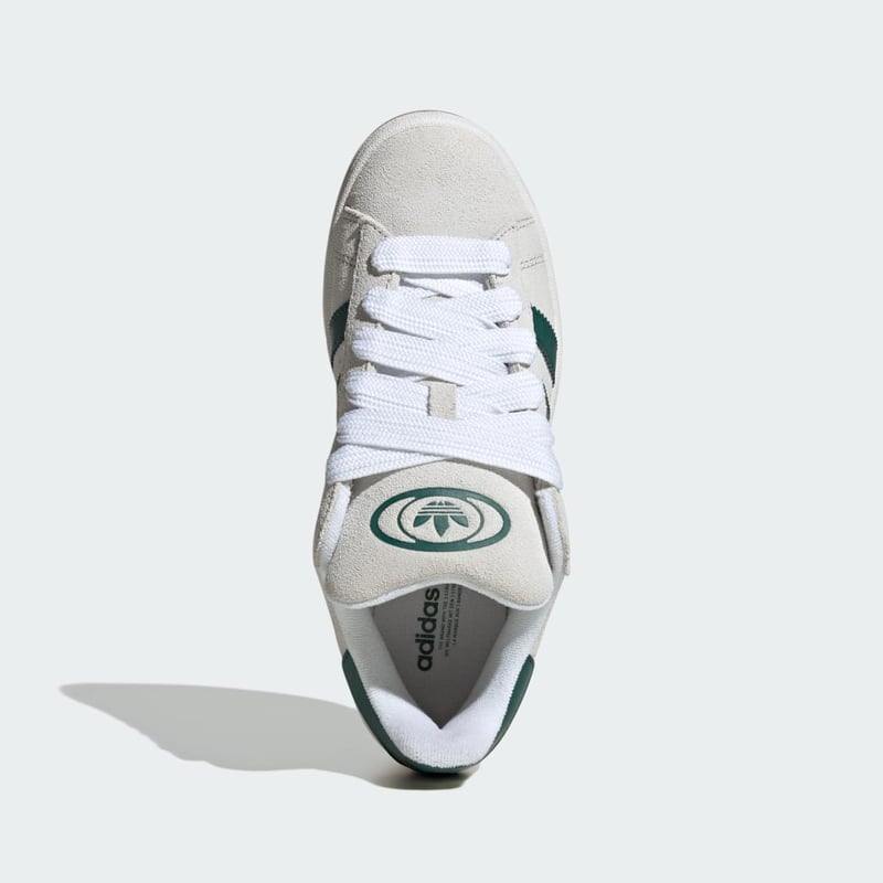 Adidas Campus 00s Crystal White Dark Green